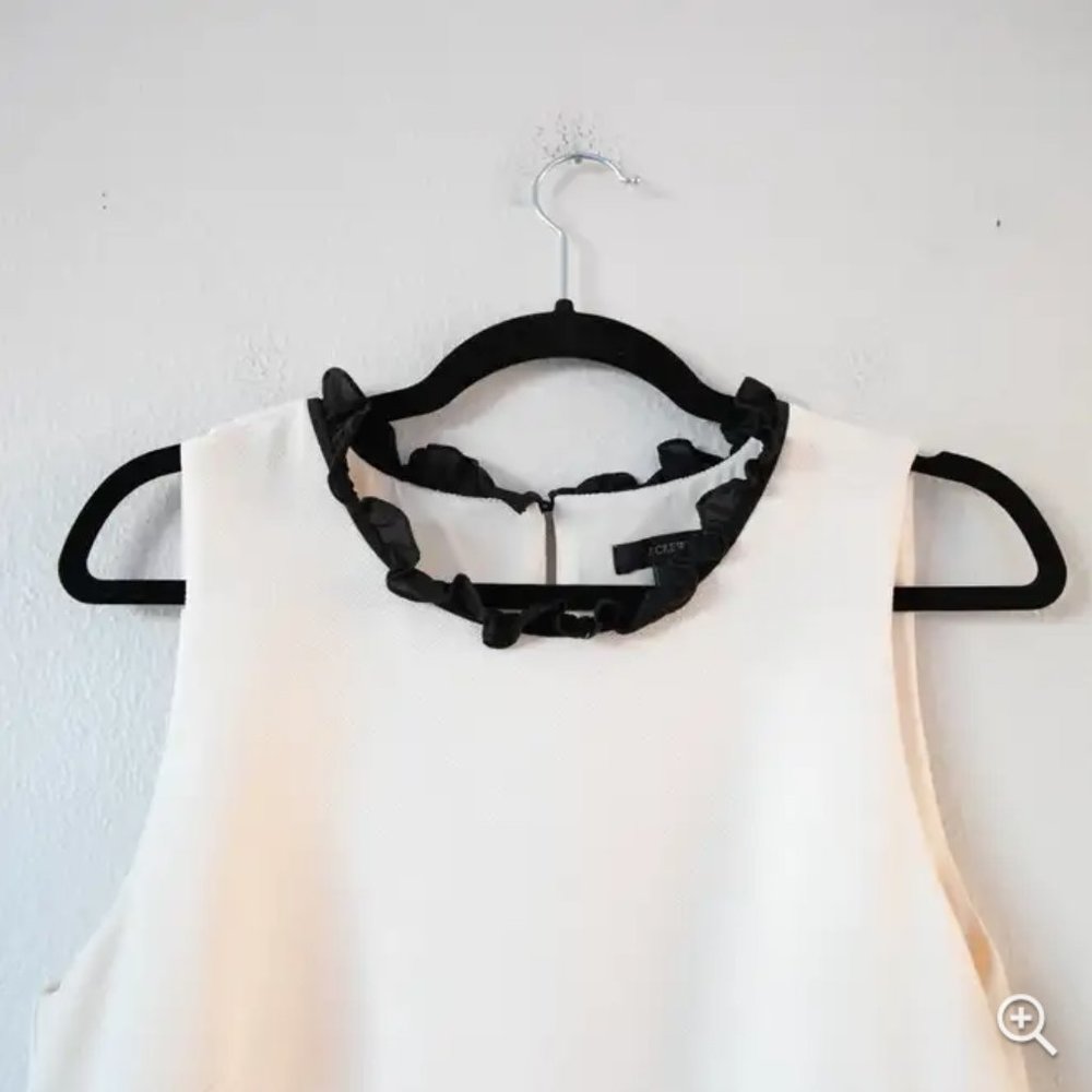 J.Crew Ruffle Trim Shift Dress - Picture 2 of 6